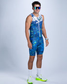 Zoot Sports TRI SLEEVELESS RACESUITS Men's Ltd Tri Slvs Fz Racesuit - Island Original