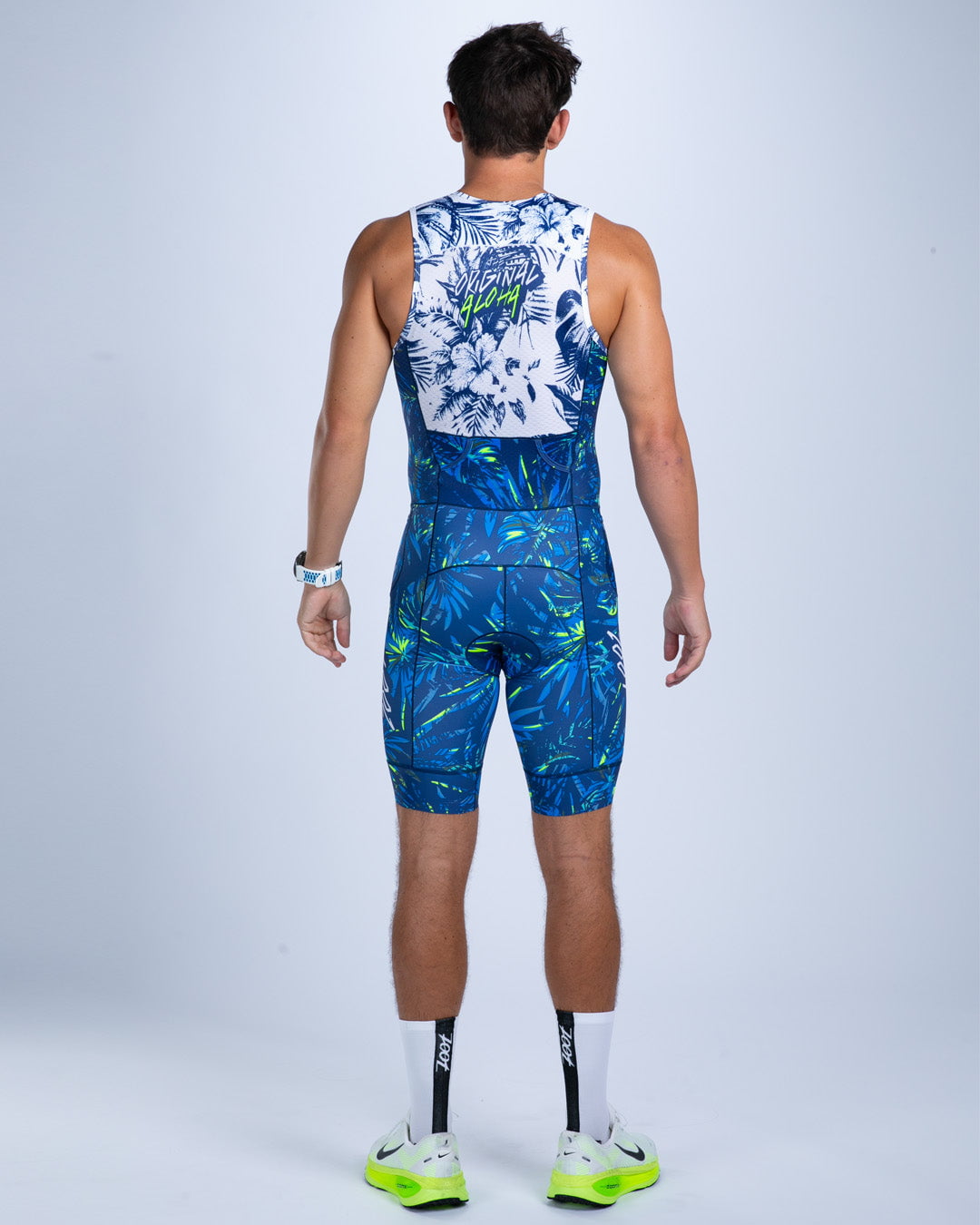 Zoot Sports TRI SLEEVELESS RACESUITS Men's Ltd Tri Slvs Fz Racesuit - Island Original
