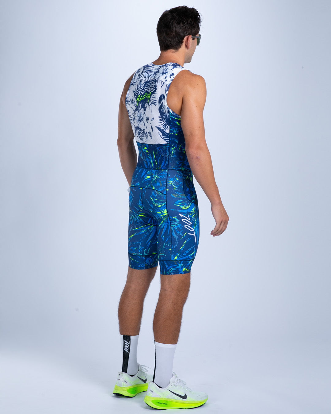 Zoot Sports TRI SLEEVELESS RACESUITS Men's Ltd Tri Slvs Fz Racesuit - Island Original