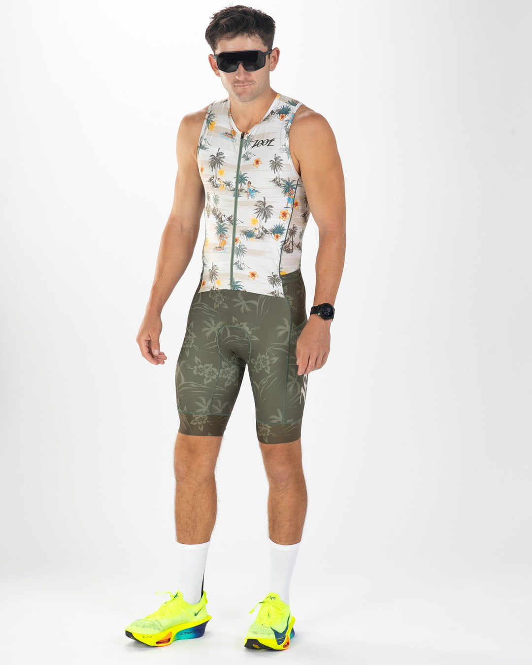 Zoot Sports TRI SLEEVELESS RACESUITS Men's Ltd Tri Slvs Fz Racesuit - Kaholo
