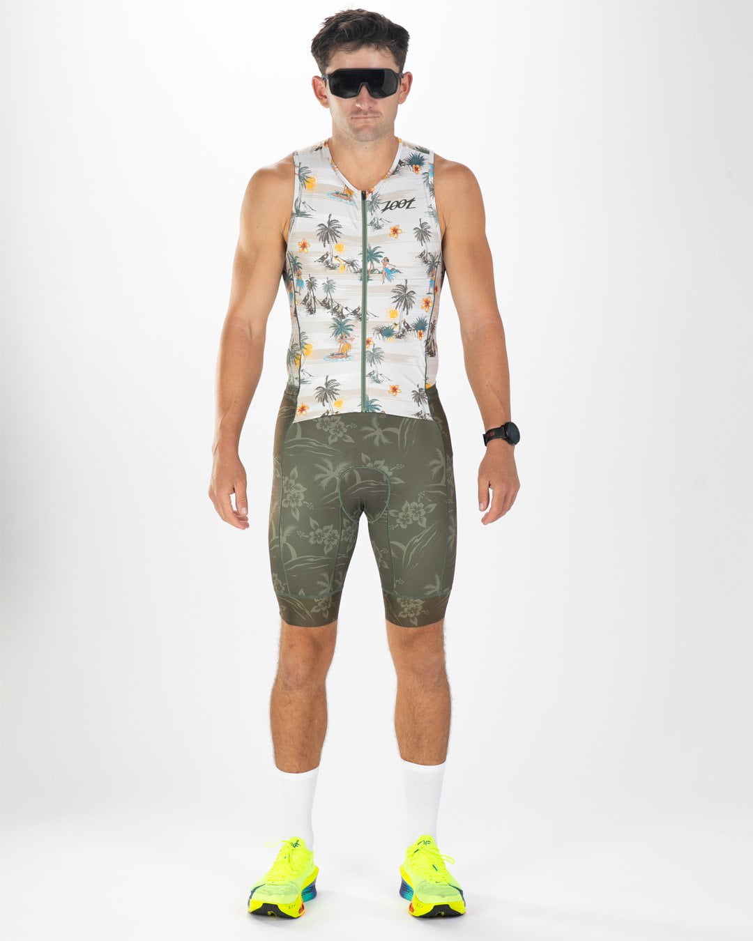 Zoot Sports TRI SLEEVELESS RACESUITS Men's Ltd Tri Slvs Fz Racesuit - Kaholo