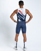 Zoot Sports TRI SLEEVELESS RACESUITS Men's Ltd Tri Slvs Fz Racesuit - Rouler