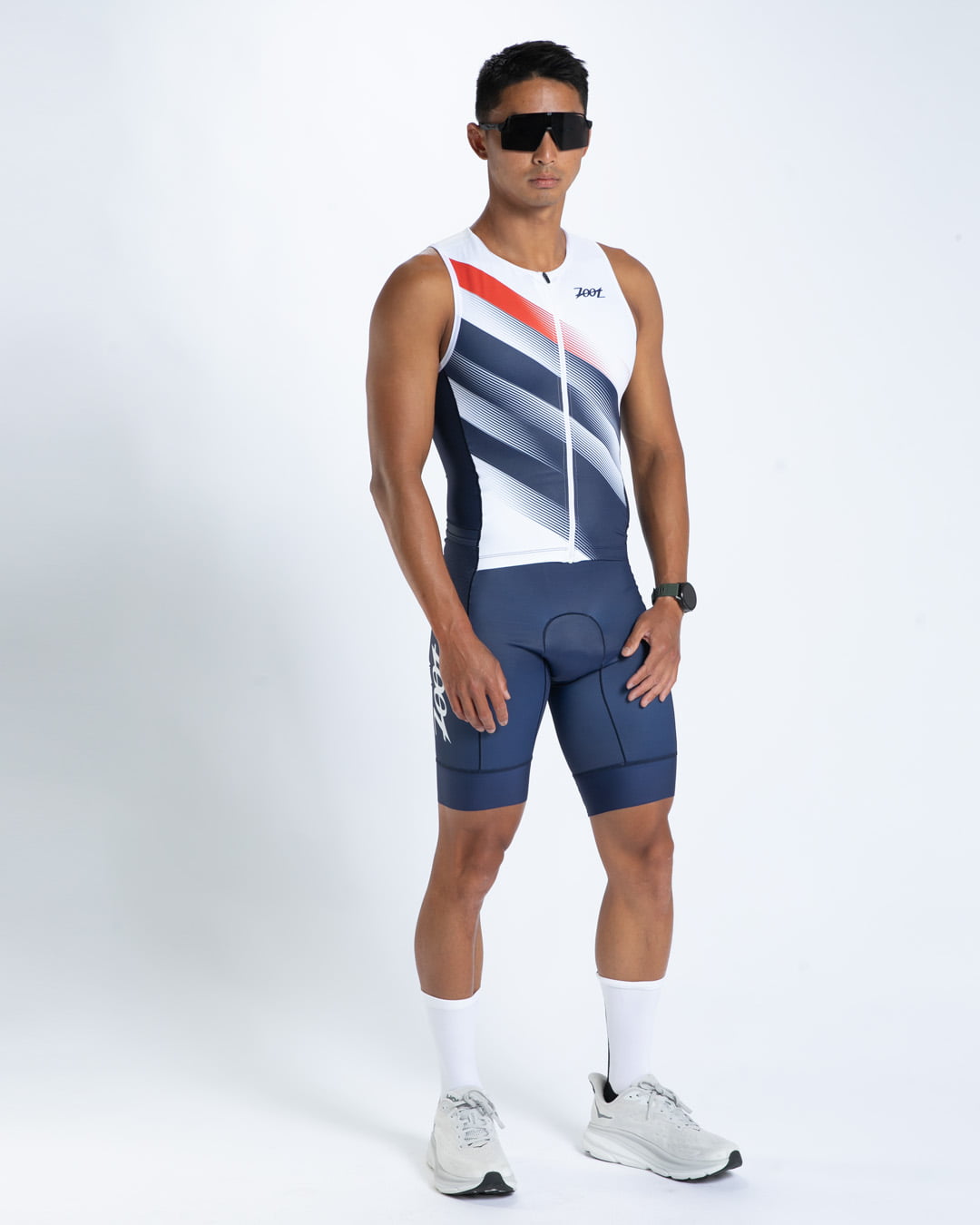 Zoot Sports TRI SLEEVELESS RACESUITS Men's Ltd Tri Slvs Fz Racesuit - Rouler