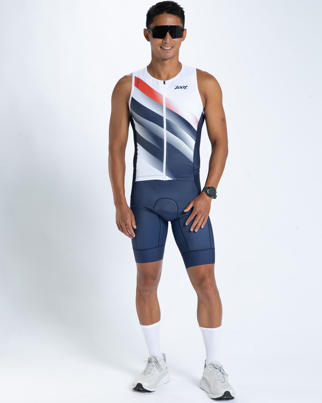 Zoot Sports TRI SLEEVELESS RACESUITS Men's Ltd Tri Slvs Fz Racesuit - Rouler