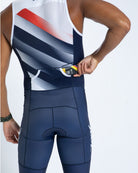 Zoot Sports TRI SLEEVELESS RACESUITS Men's Ltd Tri Slvs Fz Racesuit - Rouler