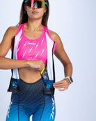 Zoot Sports TRI SLEEVELESS RACESUITS Women's Ltd Tri Slvs Fz Racesuit - Elements