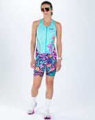Zoot Sports TRI SLEEVELESS RACESUITS Women's Ltd Tri Slvs Fz Racesuit - Florescence