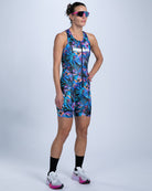 Zoot Sports TRI SLEEVELESS RACESUITS Women's Ltd Tri Slvs Fz Racesuit - IM Energy Lab