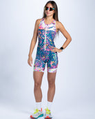 Zoot Sports TRI SLEEVELESS RACESUITS Women's Ltd Tri Slvs Fz Racesuit - Island Original