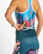 Zoot Sports TRI SLEEVELESS RACESUITS Women's Ltd Tri Slvs FZ Racesuit - Jewett