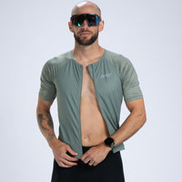 Zoot Sports TRI TOPS Men's Core Tri Aero Jersey - Army Green