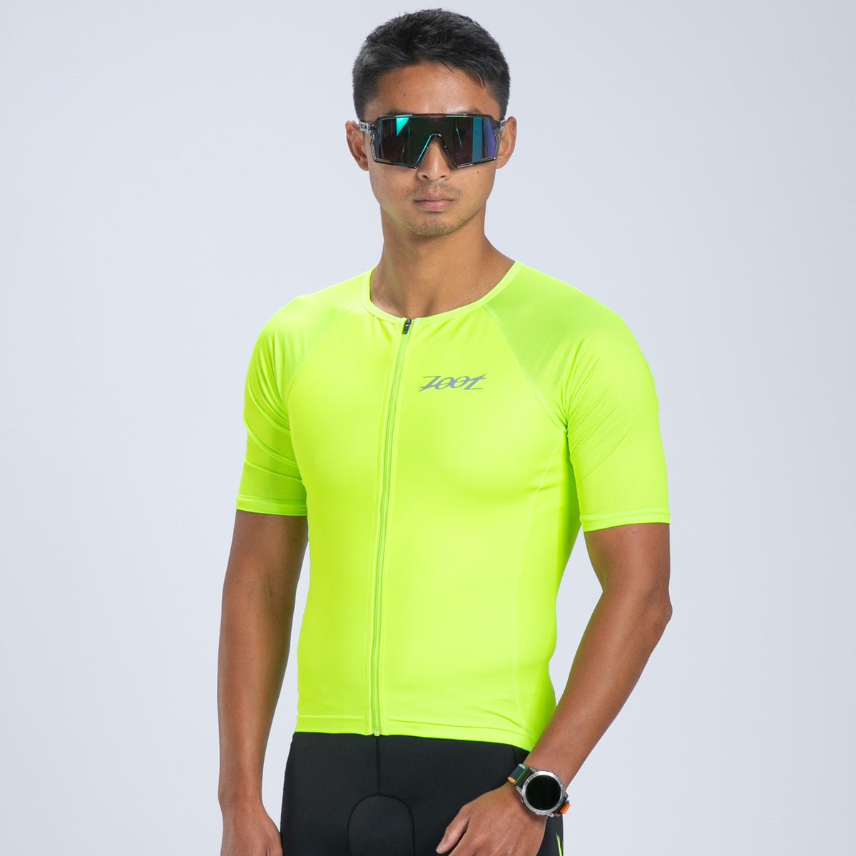 Zoot Sports TRI TOPS Men's Core Tri Aero Jersey - Hyper Yellow