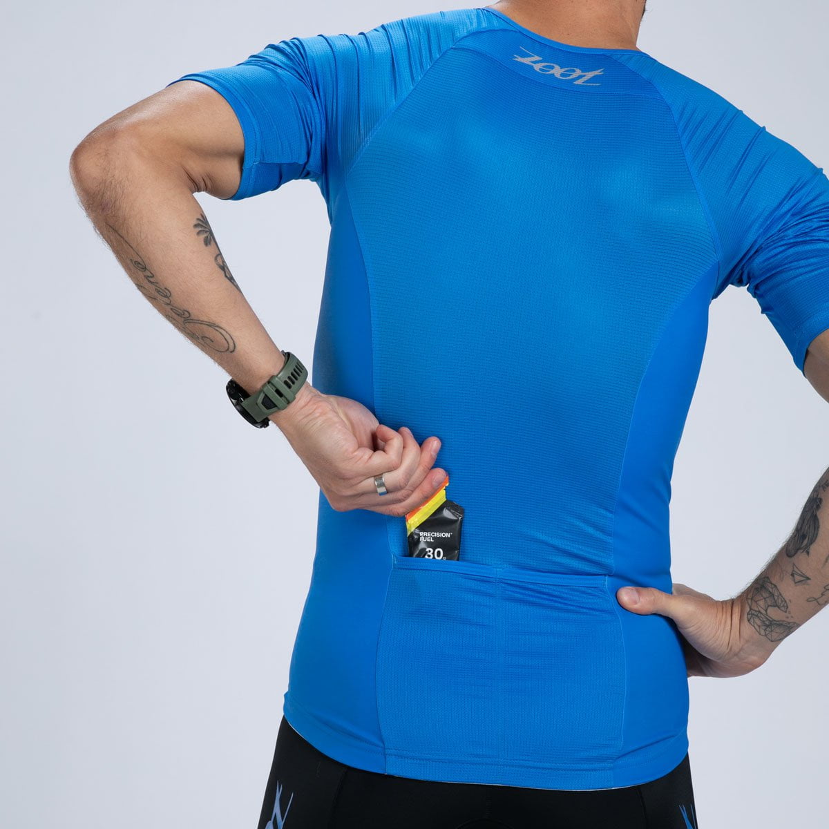 Zoot Sports TRI TOPS Men's Core Tri Aero Jersey - Ocean Blue