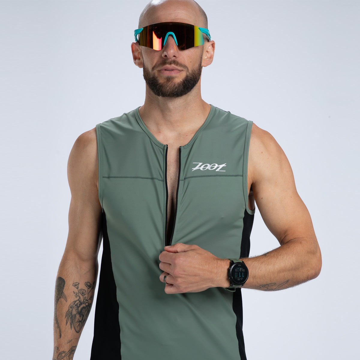 Zoot Sports TRI TOPS Men's Core Tri Tank - Army Green