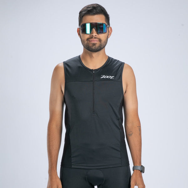 Men's Core Tri Tank - Jet Black – Zoot Sports