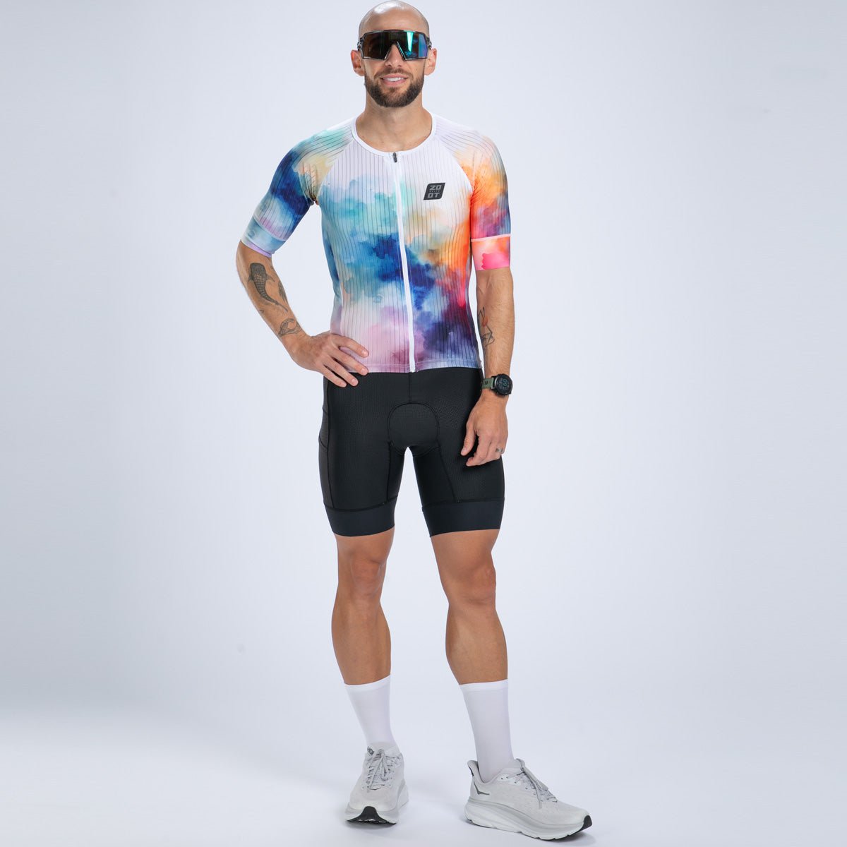Zoot Sports TRI TOPS Men's Elite Tri Aero Jersey - Chromoflow