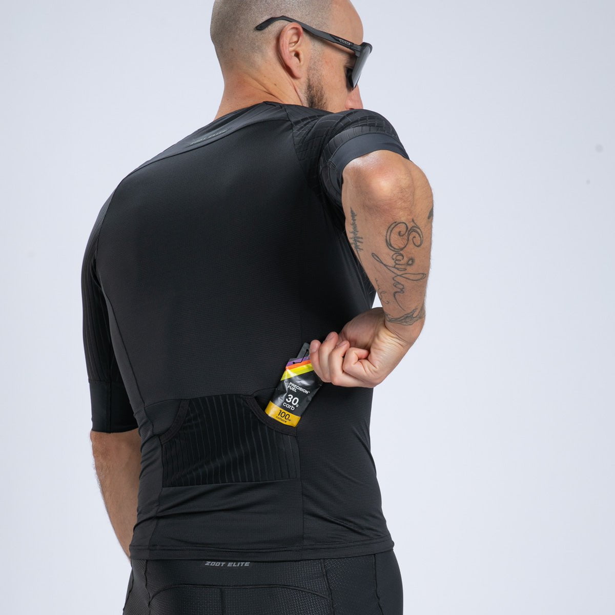 Zoot Sports TRI TOPS Men's Elite Tri Aero Jersey - Jet Black