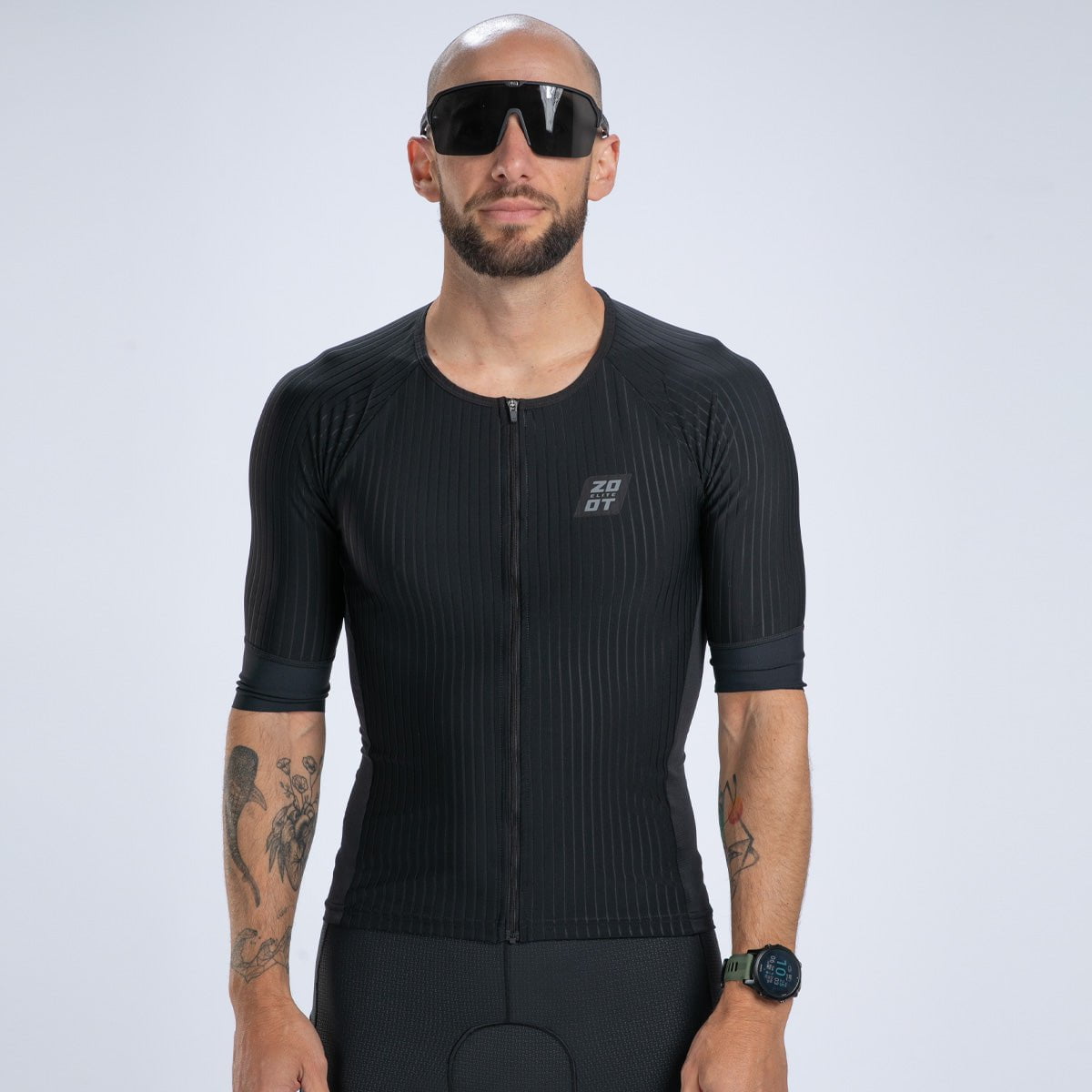 Zoot Sports TRI TOPS Men's Elite Tri Aero Jersey - Jet Black