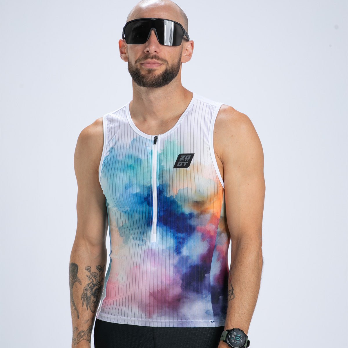 Zoot Sports TRI TOPS Men's Elite Tri Tank - Chromoflow