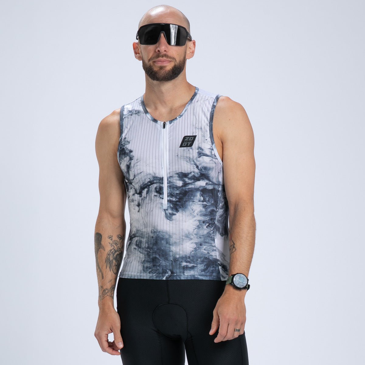 Zoot Sports TRI TOPS Men's Elite Tri Tank - Vapor White