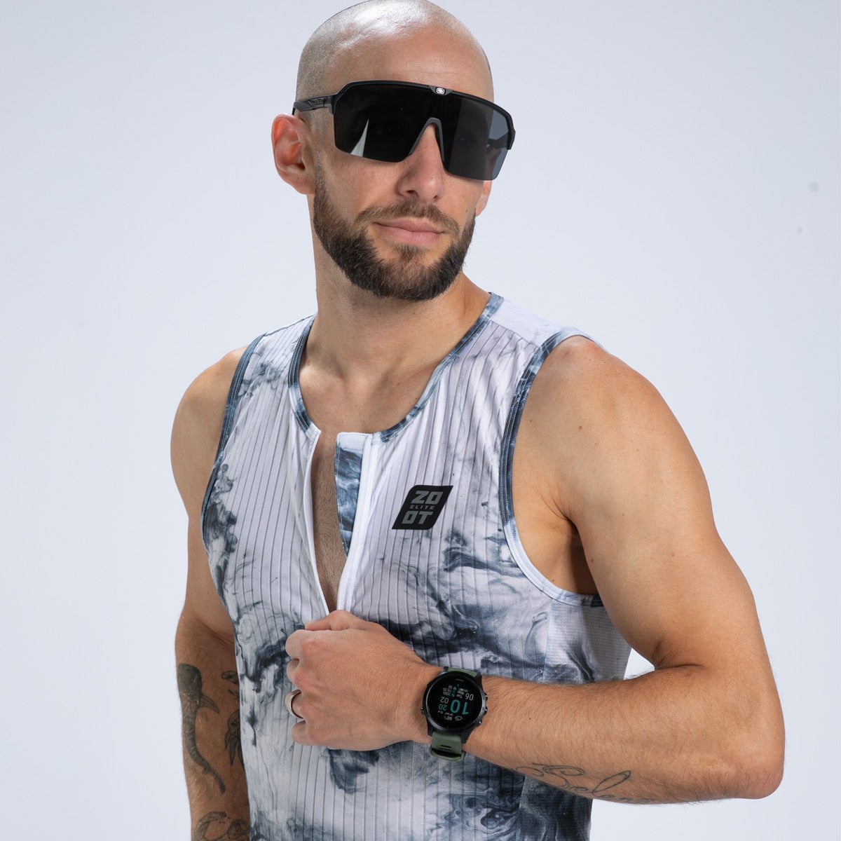 Zoot Sports TRI TOPS Men's Elite Tri Tank - Vapor White