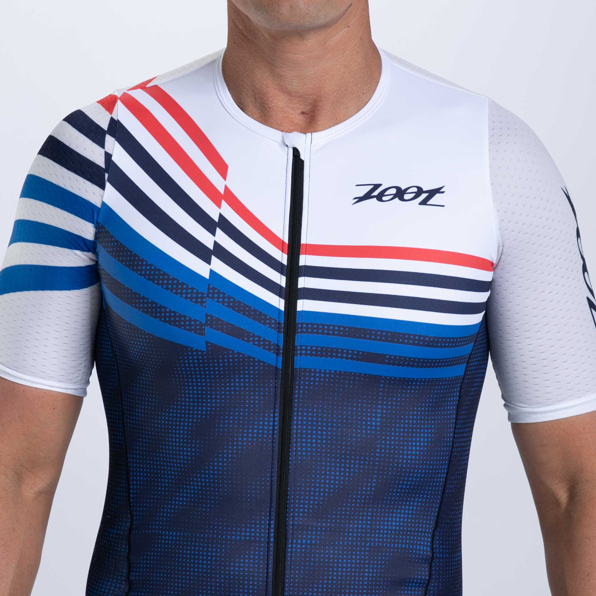 Zoot Sports TRI TOPS Men's Ltd Tri Aero Jersey - Cote d'Azur