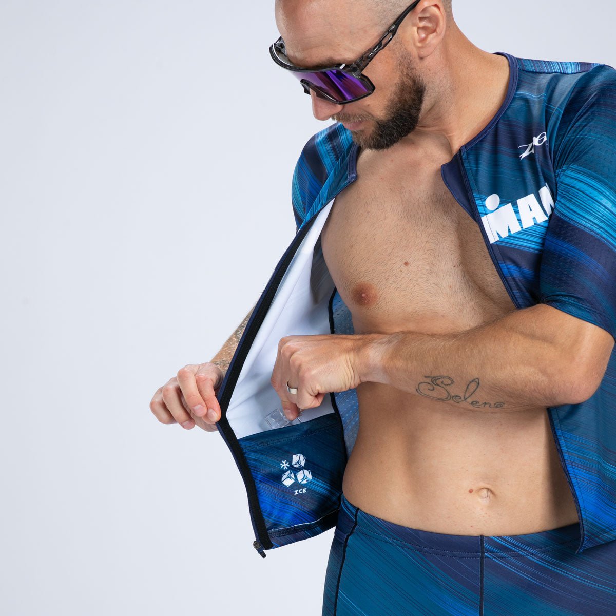 Zoot Sports TRI TOPS Men's Ltd Tri Aero Jersey - IM Heat