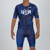 Zoot Sports TRI TOPS Men's Ltd Tri Aero Jersey  - RWB