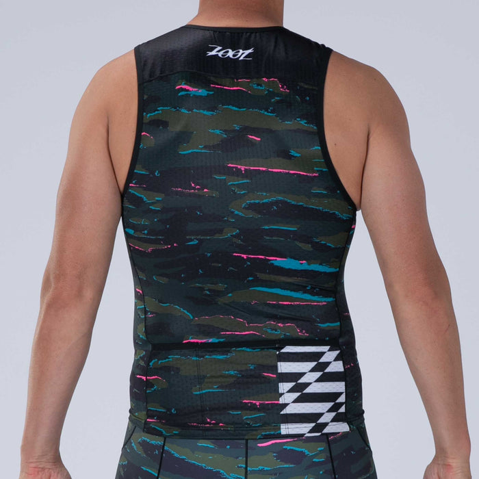 Zoot Sports TRI TOPS Men's Ltd Tri Tank - Cali Camo