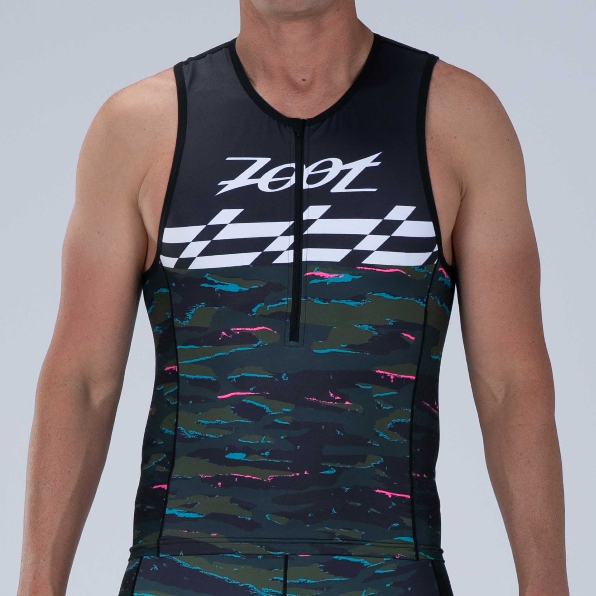 Zoot Sports TRI TOPS Men's Ltd Tri Tank - Cali Camo