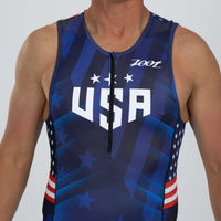 Zoot Sports TRI TOPS Men's Ltd Tri Tank - RWB