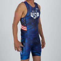 Zoot Sports TRI TOPS Men's Ltd Tri Tank - RWB