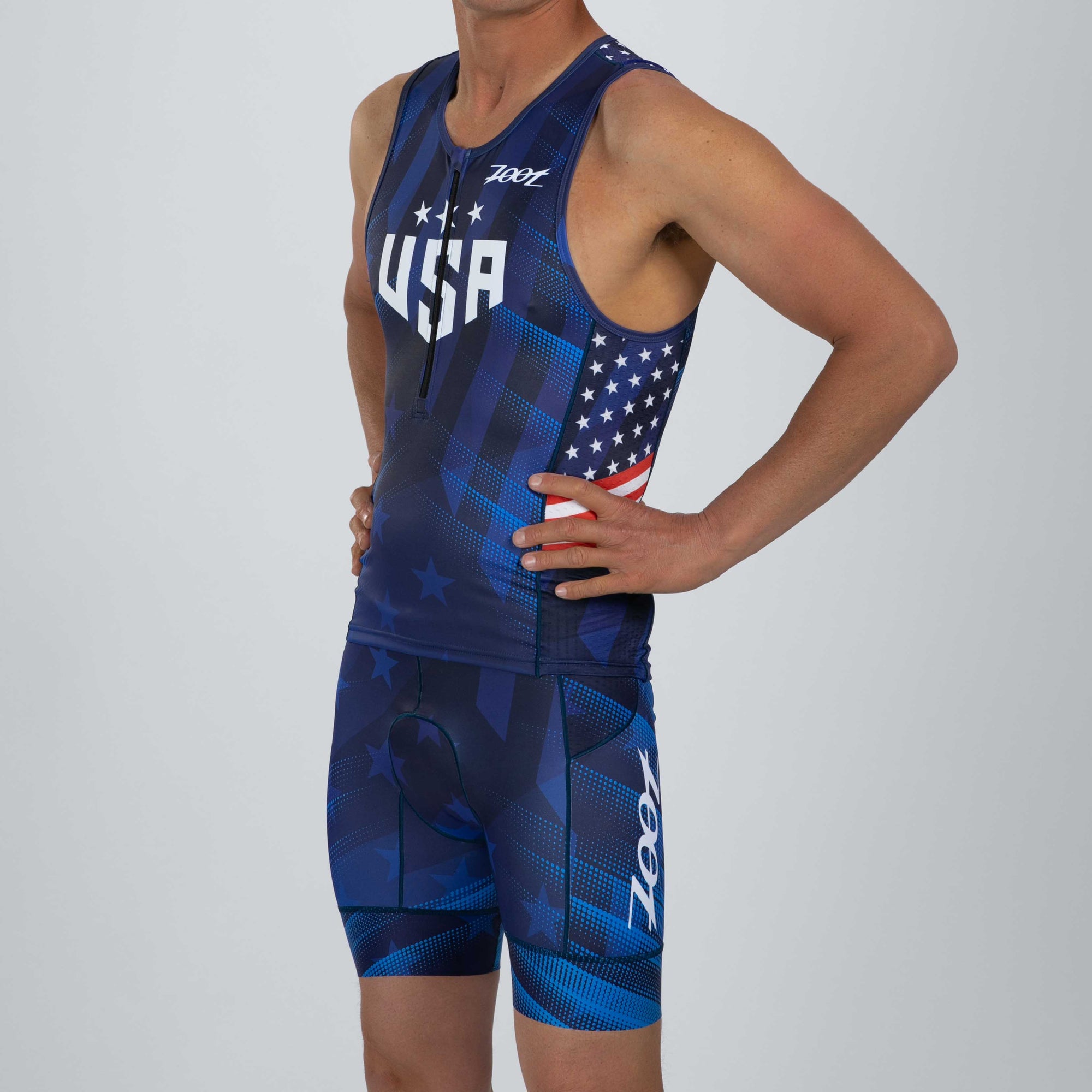 Zoot Sports TRI TOPS Men's Ltd Tri Tank - RWB