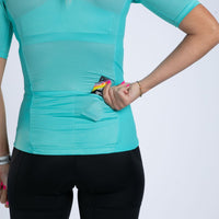 Zoot Sports TRI TOPS Women's Core Tri Jersey - Aqua Blue