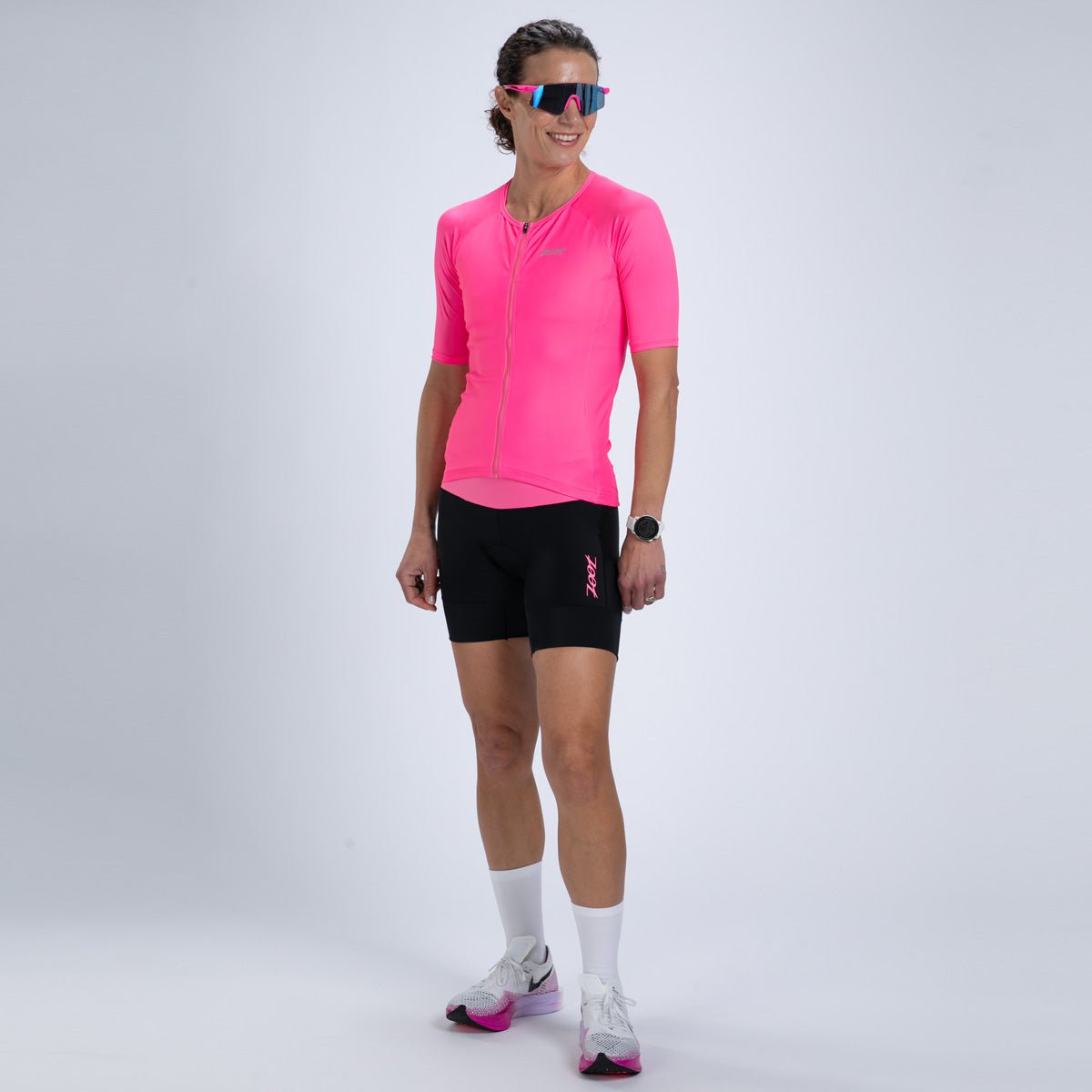 Zoot Sports TRI TOPS Women's Core Tri Jersey - Bright Pink