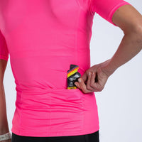 Zoot Sports TRI TOPS Women's Core Tri Jersey - Bright Pink