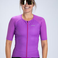 Zoot Sports TRI TOPS Women's Core Tri Jersey - Deep Purple