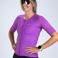 Zoot Sports TRI TOPS Women's Core Tri Jersey - Deep Purple