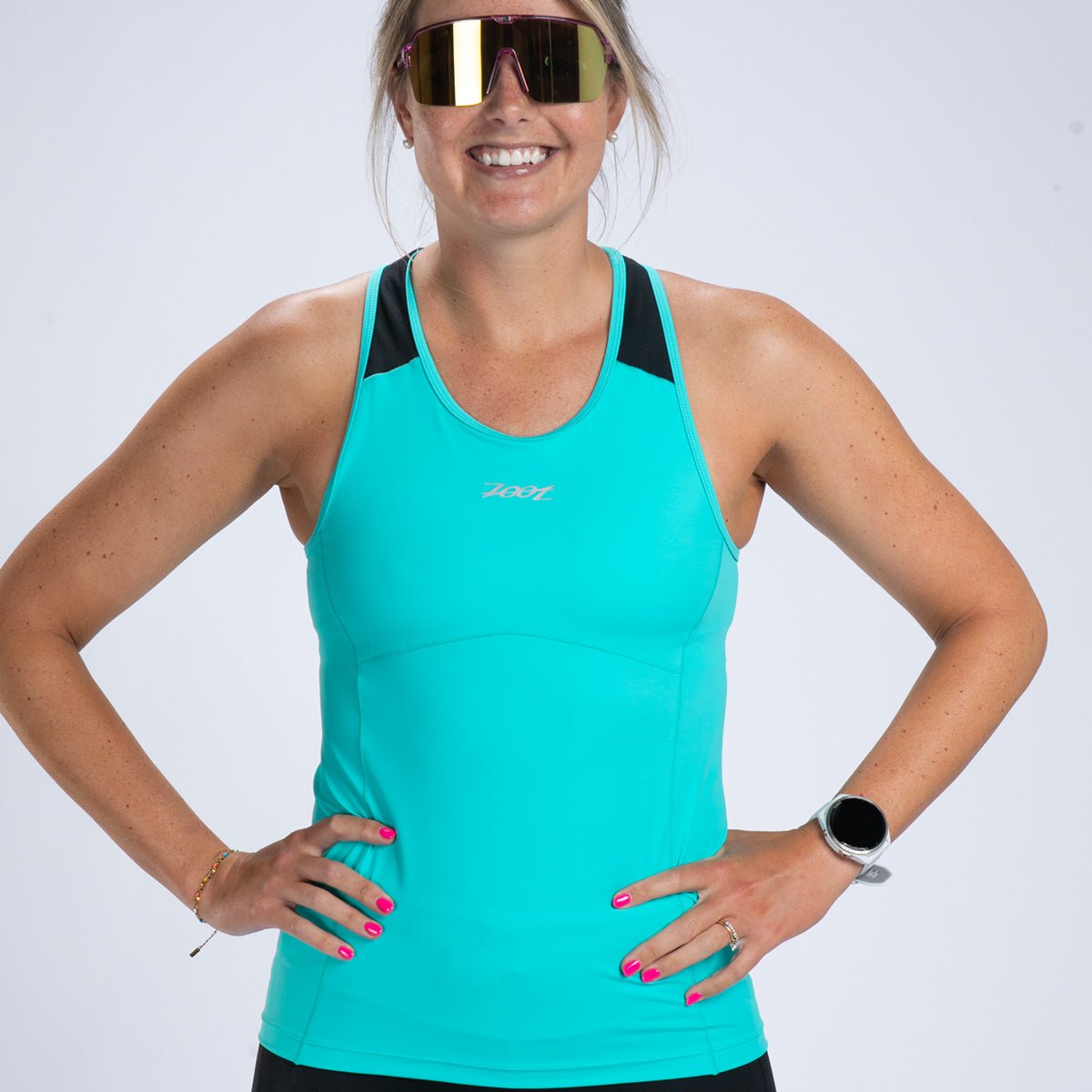 Zoot Sports TRI TOPS Women's Core Tri Racerback - Aqua Blue