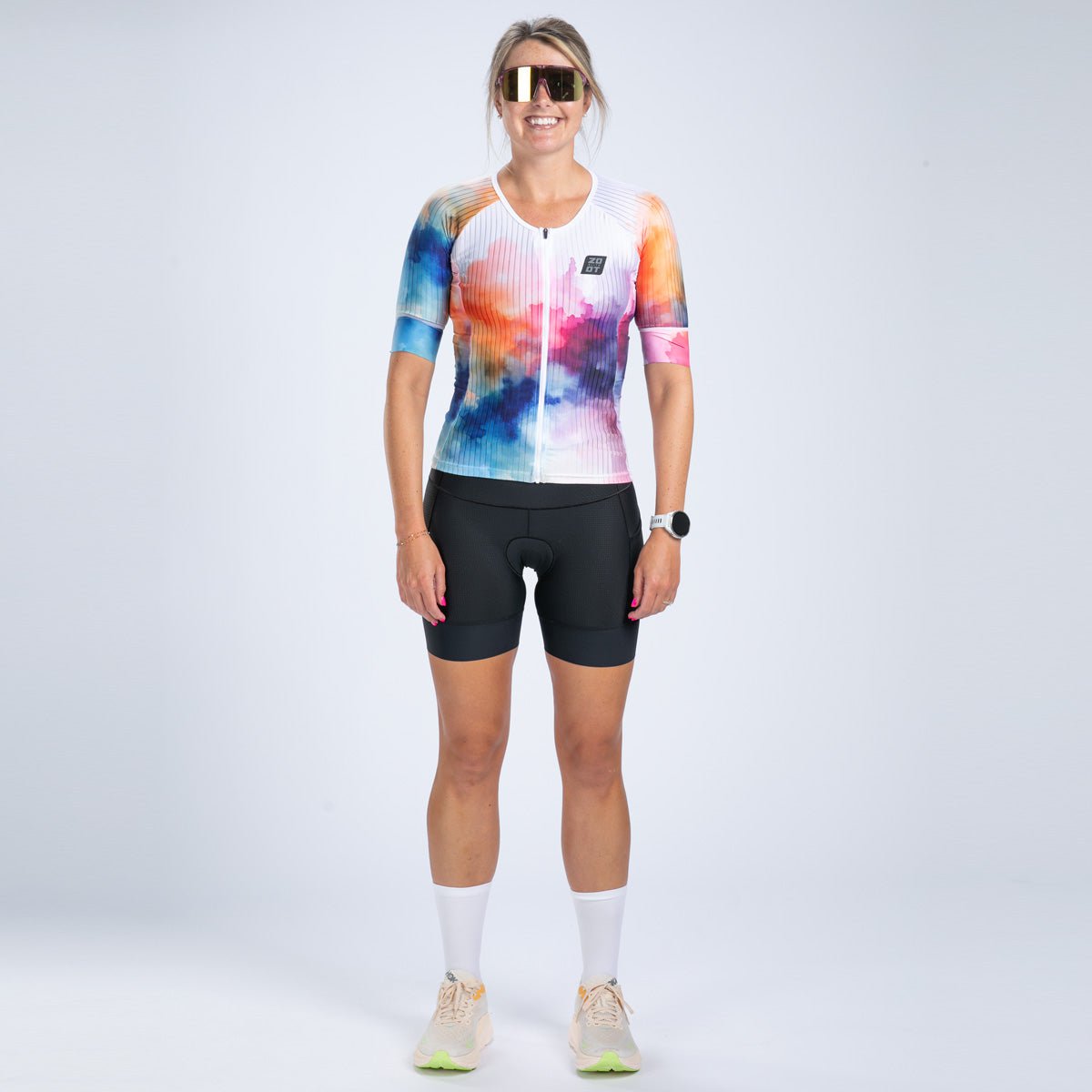 Zoot Sports TRI TOPS Women's Elite Tri Aero Jersey - Chromoflow