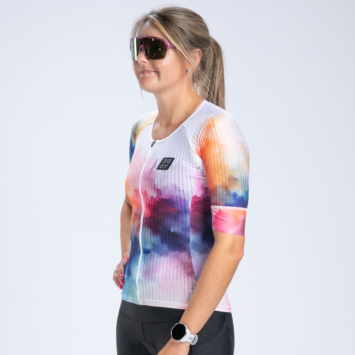 Zoot Sports TRI TOPS Women's Elite Tri Aero Jersey - Chromoflow