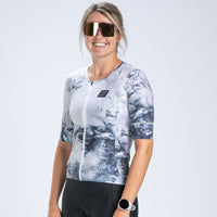 Zoot Sports TRI TOPS Women's Elite Tri Aero Jersey - Vapor White