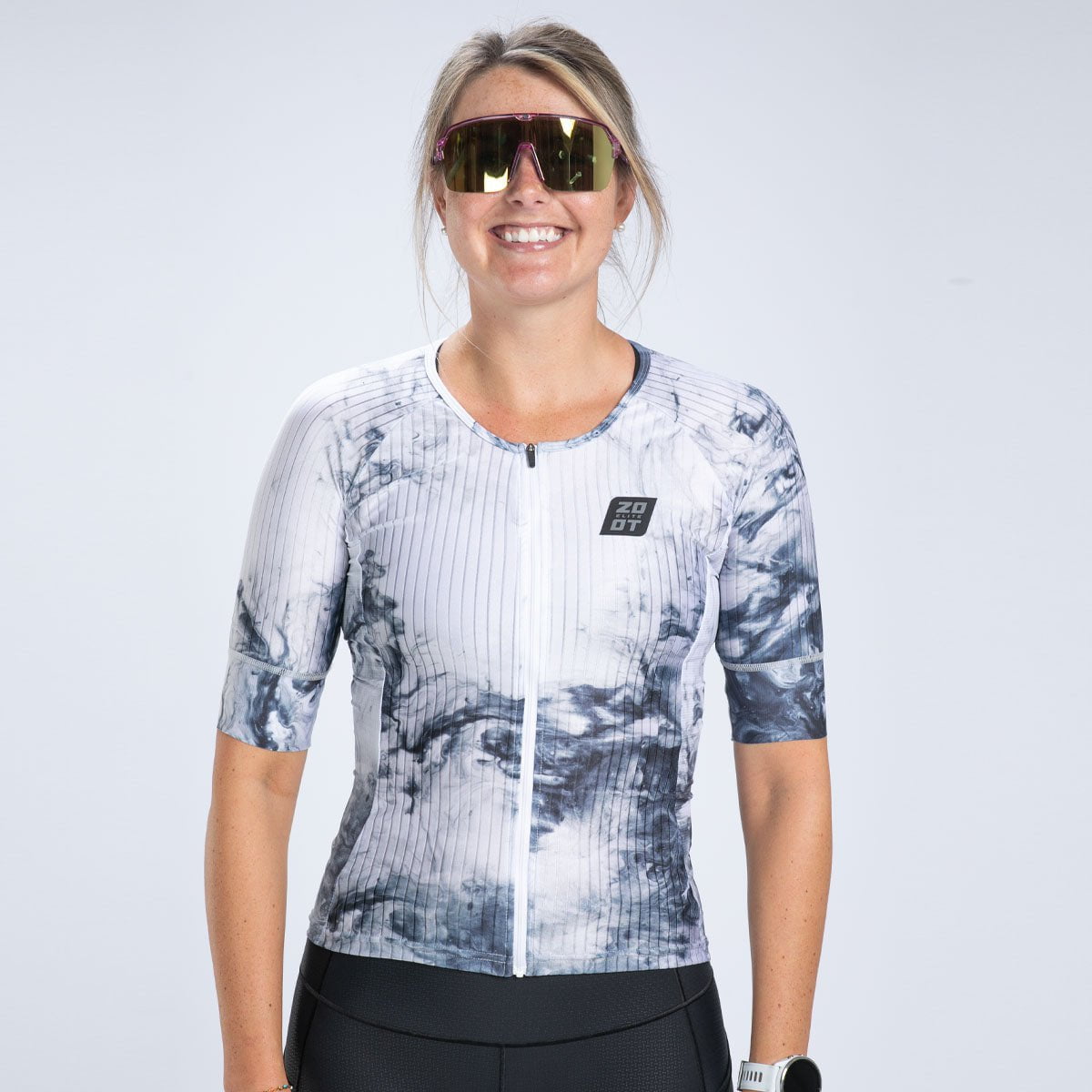 Zoot Sports TRI TOPS Women's Elite Tri Aero Jersey - Vapor White