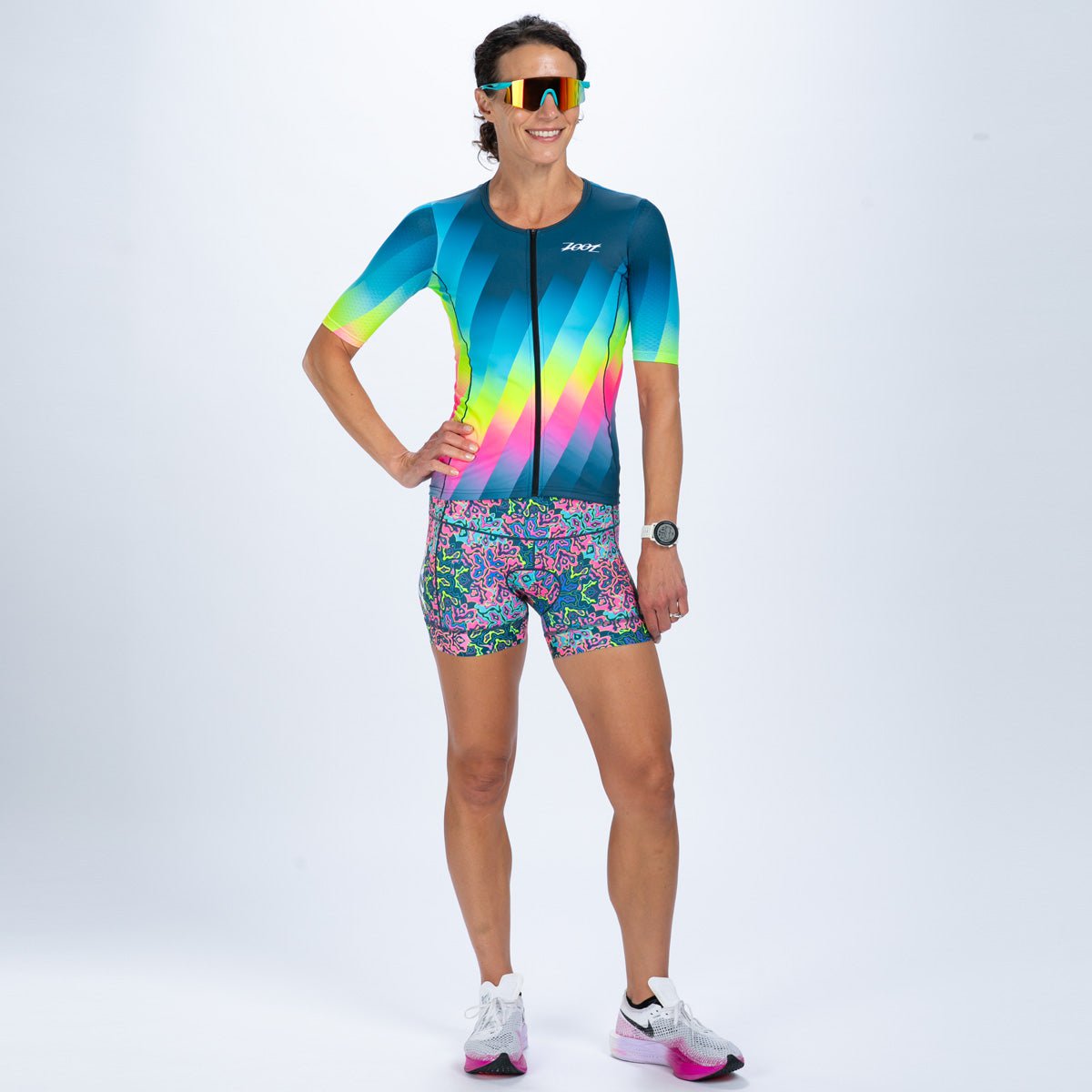 Zoot Sports TRI TOPS Women's Ltd Tri Aero Jersey - Costa Del Sol