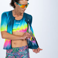Zoot Sports TRI TOPS Women's Ltd Tri Aero Jersey - Costa Del Sol