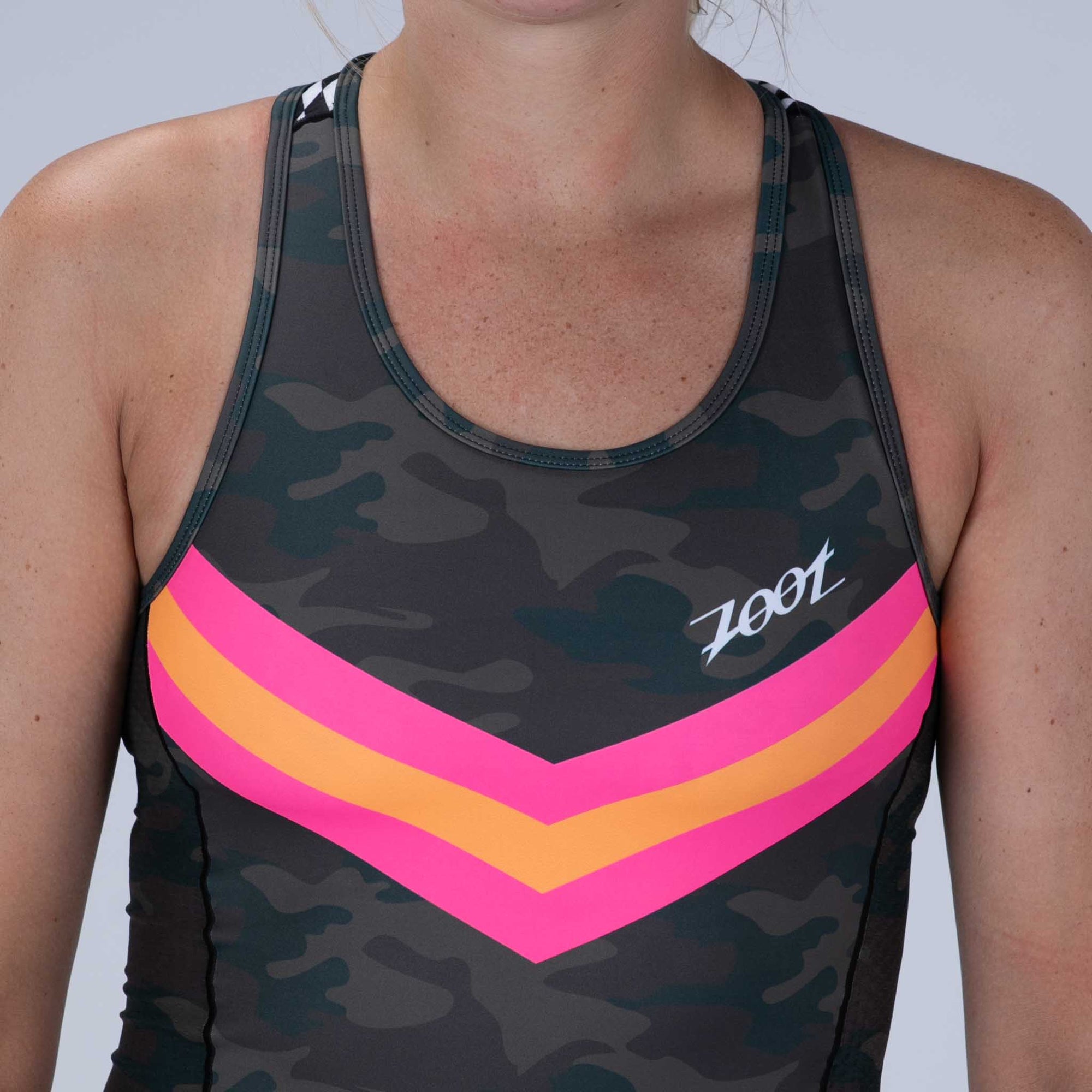 Zoot Sports TRI TOPS Women's Ltd Tri Racerback - Cali Camo