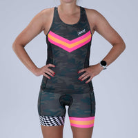 Zoot Sports TRI TOPS Women's Ltd Tri Racerback - Cali Camo