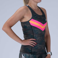 Zoot Sports TRI TOPS Women's Ltd Tri Racerback - Cali Camo