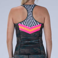 Zoot Sports TRI TOPS Women's Ltd Tri Racerback - Cali Camo