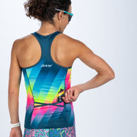 Zoot Sports TRI TOPS Women's Ltd Tri Racerback - Costa Del Sol